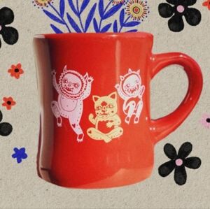 Monster Retro Dinner Style Mug